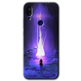 Xiaomi Redmi Note 7 Wanderer Silhouette Baskılı Uyumlu Silikon Kılıf
