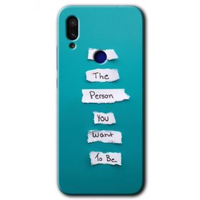 Xiaomi Redmi Note 7 Want You Baskılı Uyumlu Silikon Kılıf