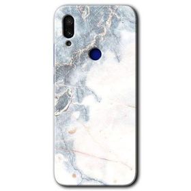 Xiaomi Redmi Note 7 White Marble Baskılı Uyumlu Silikon Kılıf