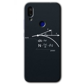 Xiaomi Redmi Note 7 Work Formül Baskılı Uyumlu Silikon Kılıf