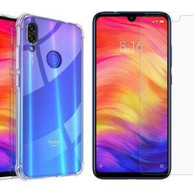 Xiaomi Redmi Note 7 Zore Fantastik Cam Ekran Koruyucu + Uyumlu Silikon Kılıf