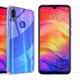 Xiaomi Redmi Note 7 Zore Fantastik Cam Ekran Koruyucu + Uyumlu Silikon Kılıf
