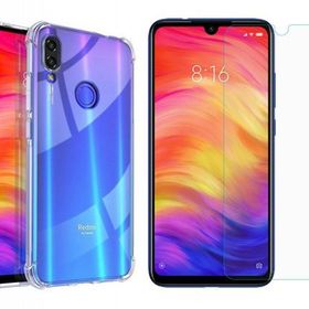 Xiaomi Redmi Note 7 Zore Fantastik Cam Ekran Koruyucu + Uyumlu Silikon Kılıf