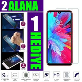 Xiaomi Redmi Note 7S 9H 2.5D Parlak HD Temperli Ekran Koruyucu Uyumlu Kırılmaz Cam