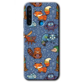 Xiaomi Redmi Note 8 Animals Funny Baskılı Uyumlu Silikon Kılıf