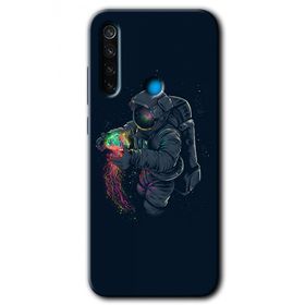 Xiaomi Redmi Note 8 Astronot Kıyafeti Baskılı Uyumlu Silikon Kılıf