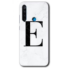 Xiaomi Redmi Note 8 Beyaz Mermer Desenli F Harfi Baskılı Uyumlu Silikon Kılıf