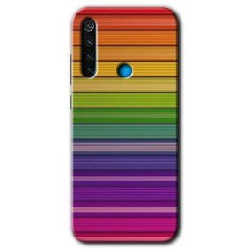 Xiaomi Redmi Note 8 Colorful Lines Baskılı Uyumlu Silikon Kılıf