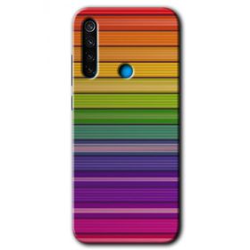 Xiaomi Redmi Note 8 Colorful Lines Baskılı Uyumlu Silikon Kılıf