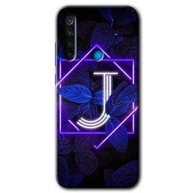 Xiaomi Redmi Note 8 Dark Neon Yaprak K Harfi Baskılı Uyumlu Silikon Kılıf