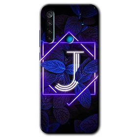 Xiaomi Redmi Note 8 Dark Neon Yaprak K Harfi Baskılı Uyumlu Silikon Kılıf