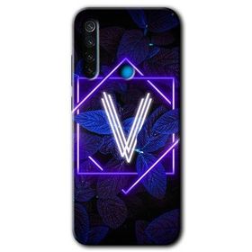 Xiaomi Redmi Note 8 Dark Neon Yaprak Y Harfi Baskılı Uyumlu Silikon Kılıf