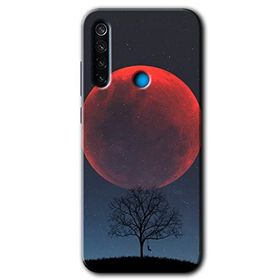Xiaomi Redmi Note 8 Kanlı Ay Baskılı Uyumlu Silikon Kılıf