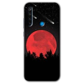 Xiaomi Redmi Note 8 Kanlı Ay Baskılı Uyumlu Silikon Kılıf