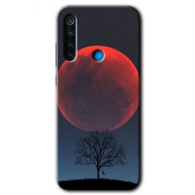 Xiaomi Redmi Note 8 Kanlı Ay Baskılı Uyumlu Silikon Kılıf