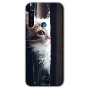 Xiaomi Redmi Note 8 Kedi Bakışı Baskılı Uyumlu Silikon Kılıf