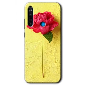 Xiaomi Redmi Note 8 Kırmızı Gül Baskılı Uyumlu Silikon Kılıf
