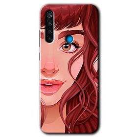 Xiaomi Redmi Note 8 Kızıl Kız Baskılı Uyumlu Silikon Kılıf