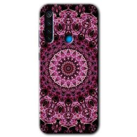 Xiaomi Redmi Note 8 Mandala Patterns Kaleidoscope Baskılı Uyumlu Silikon Kılıf
