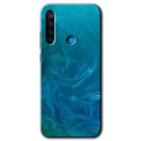 Xiaomi Redmi Note 8 Mavi Aura Baskılı Uyumlu Silikon Kılıf