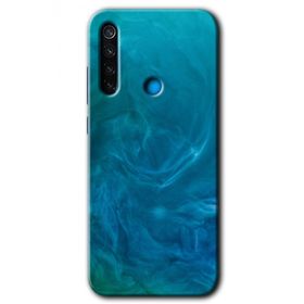 Xiaomi Redmi Note 8 Mavi Aura Baskılı Uyumlu Silikon Kılıf