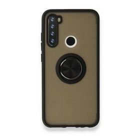 Xiaomi Redmi Note 8 Montreal Yüzüklü Silikon Kapak Siyah Kılıf