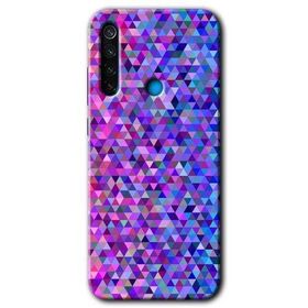 Xiaomi Redmi Note 8 Mozaik Çiçek Baskılı Uyumlu Silikon Kılıf