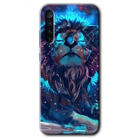 Xiaomi Redmi Note 8 Neon Aslan Baskılı Uyumlu Silikon Kılıf