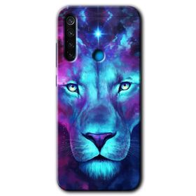 Xiaomi Redmi Note 8 Neon Lion Baskılı Uyumlu Silikon Kılıf