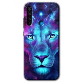 Xiaomi Redmi Note 8 Neon Lion Baskılı Uyumlu Silikon Kılıf