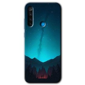 Xiaomi Redmi Note 8 Night Fores Mount Baskılı Uyumlu Silikon Kılıf