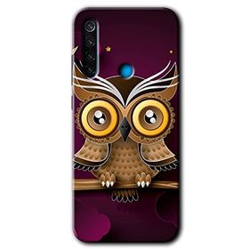 Xiaomi Redmi Note 8 Owl Bird Branch Baskılı Uyumlu Silikon Kılıf
