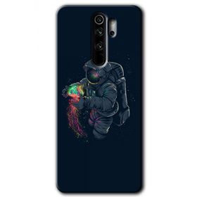 Xiaomi Redmi Note 8 Pro Astronot Kıyafeti Baskılı Uyumlu Silikon Kılıf