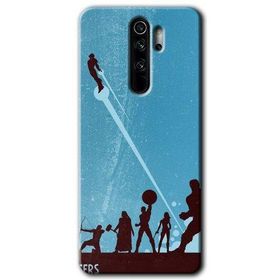 Xiaomi Redmi Note 8 Pro Avengers Team Baskılı Uyumlu Silikon Kılıf