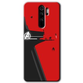Xiaomi Redmi Note 8 Pro Avengers Tower Baskılı Uyumlu Silikon Kılıf