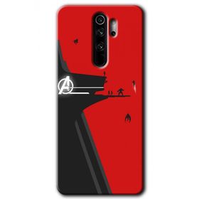 Xiaomi Redmi Note 8 Pro Avengers Tower Baskılı Uyumlu Silikon Kılıf