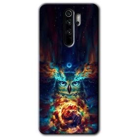 Xiaomi Redmi Note 8 Pro Ballı Baykuş Baskılı Uyumlu Silikon Kılıf