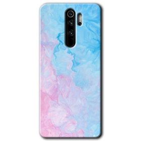 Xiaomi Redmi Note 8 Pro Blue Art Baskılı Uyumlu Silikon Kılıf