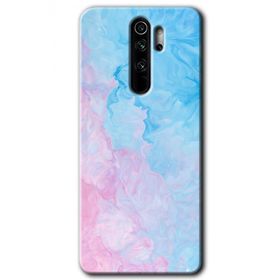 Xiaomi Redmi Note 8 Pro Blue Art Baskılı Uyumlu Silikon Kılıf