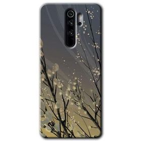 Xiaomi Redmi Note 8 Pro Branches Flowers Baskılı Uyumlu Silikon Kılıf