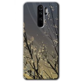 Xiaomi Redmi Note 8 Pro Branches Flowers Baskılı Uyumlu Silikon Kılıf