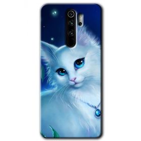 Xiaomi Redmi Note 8 Pro Cat Glance Baskılı Uyumlu Silikon Kılıf