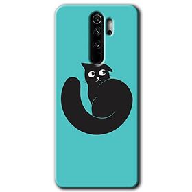Xiaomi Redmi Note 8 Pro Cat Vector Baskılı Uyumlu Silikon Kılıf