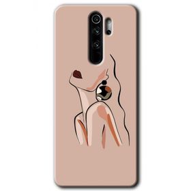 Xiaomi Redmi Note 8 Pro Çizim Silüet Baskılı Uyumlu Silikon Kılıf