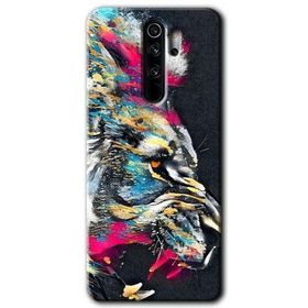 Xiaomi Redmi Note 8 Pro Colorfull Aslan Baskılı Uyumlu Silikon Kılıf