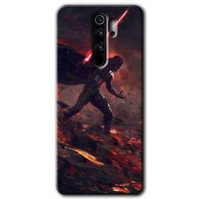 Xiaomi Redmi Note 8 Pro Darh Vader Wars Baskılı Uyumlu Silikon Kılıf
