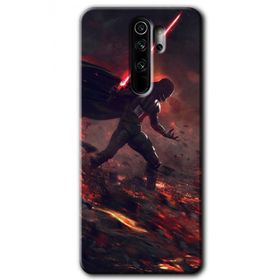 Xiaomi Redmi Note 8 Pro Darh Vader Wars Baskılı Uyumlu Silikon Kılıf