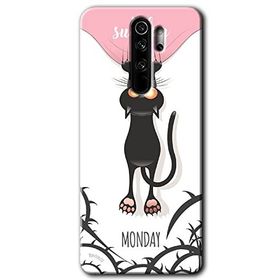 Xiaomi Redmi Note 8 Pro Dark Sunday Baskılı Uyumlu Silikon Kılıf