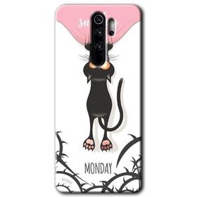 Xiaomi Redmi Note 8 Pro Dark Sunday Baskılı Uyumlu Silikon Kılıf