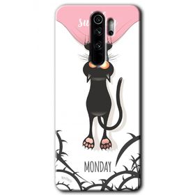 Xiaomi Redmi Note 8 Pro Dark Sunday Baskılı Uyumlu Silikon Kılıf
